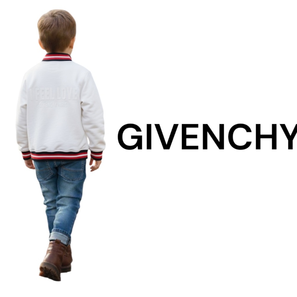 New Authentic Givenchy luxury designer
signature track Jacket sz 10 boys